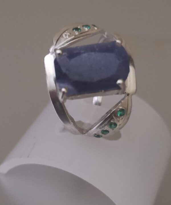 Anel de Prata 925 com Sodalite Cod. CH005 - Image 2