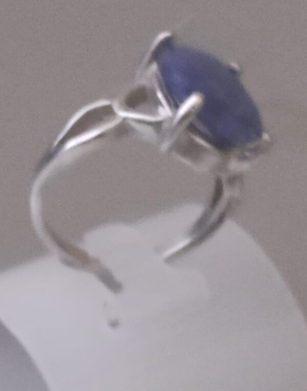 Anel de Prata 925 com Sodalite Cod. CH007